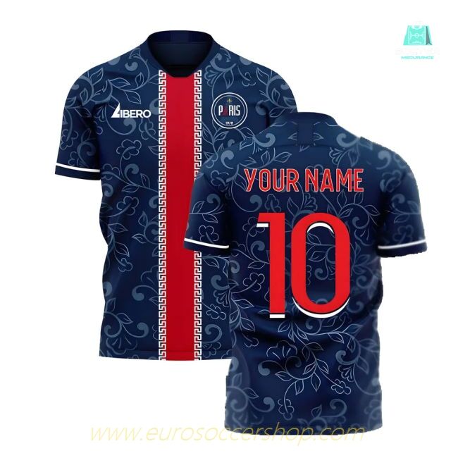 Paris 2025-2026 Home Concept Football Kit (Libero) (Your Name)