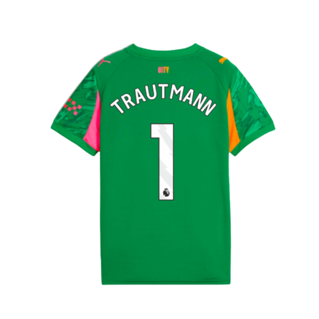 Great Deal Man City Trautmann 1 2025-2026 Man City Goalkeeper Away ...