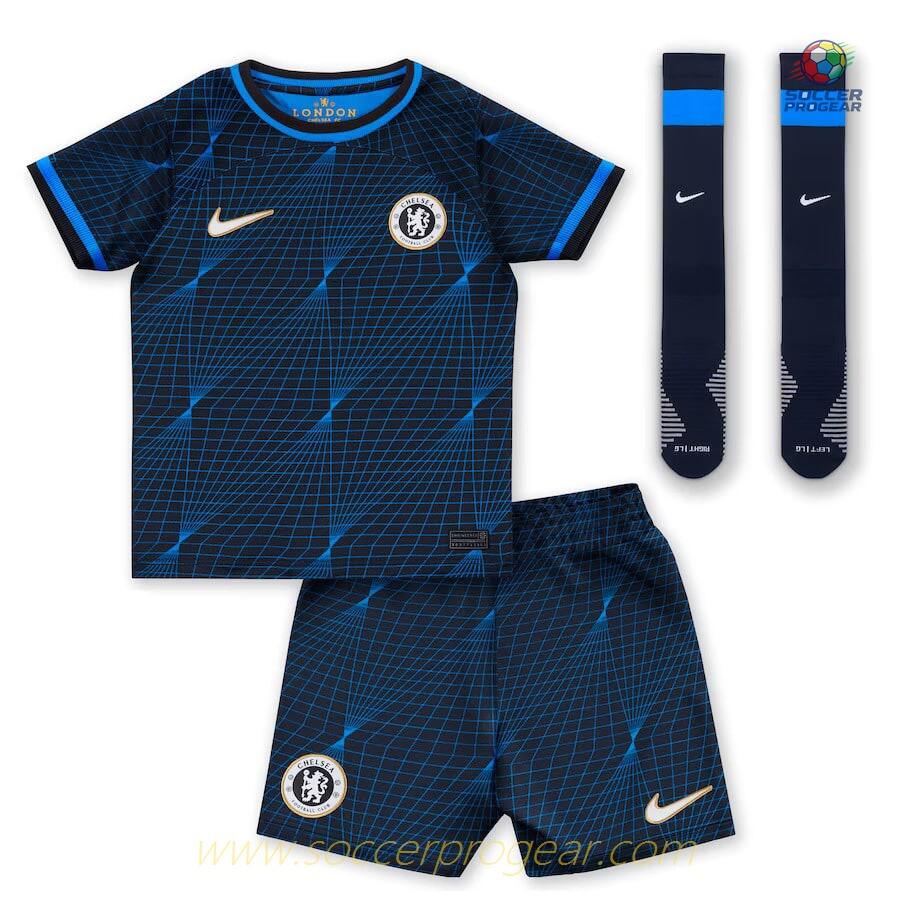 Chelsea Away Child Kit Shirt 2023 202