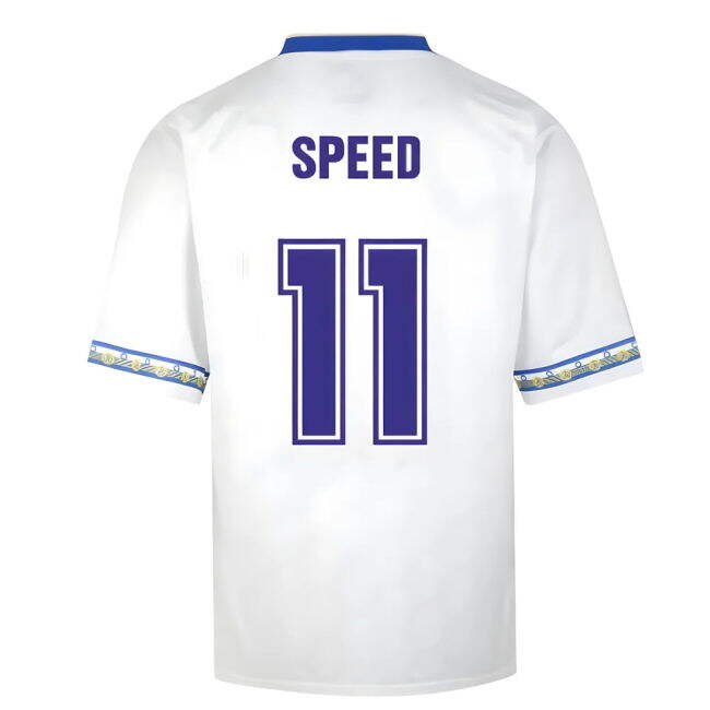 Professional Grade Leeds Admiral Retro Football Shirt Speed #11 La...