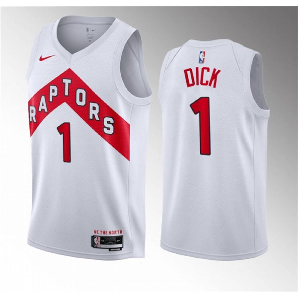 Game Day Rare Men's Raptors #1 Gradey White Basketball Jersey