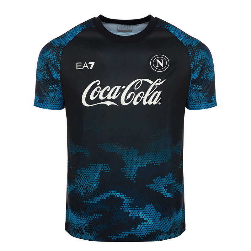 2425 Napoli X Coca-Cola Navy Blue Training Shirt - Official Replica