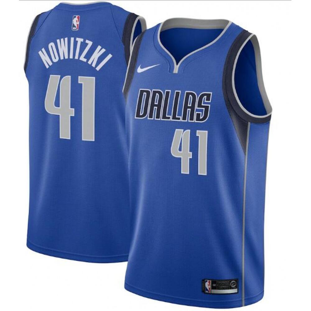 Premium 41 Dallas Mavericks Jersey Blue - - Must-Have Jersey