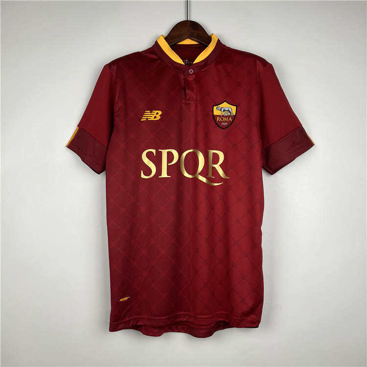 Licensed AS Roma 2223 Home SPQR Shirt - Official Replica 10269
