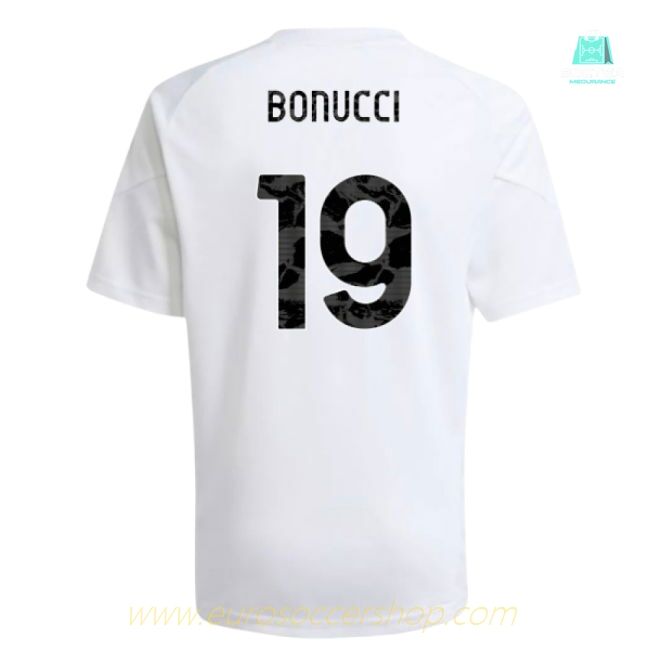 2025-2026 Juventus Training Shirt (White) - Kids (Bonucci 19)