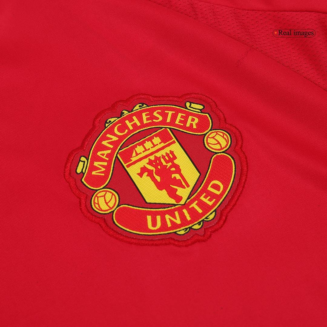 Manchester United Home Long Sleeve Soccer Jersey