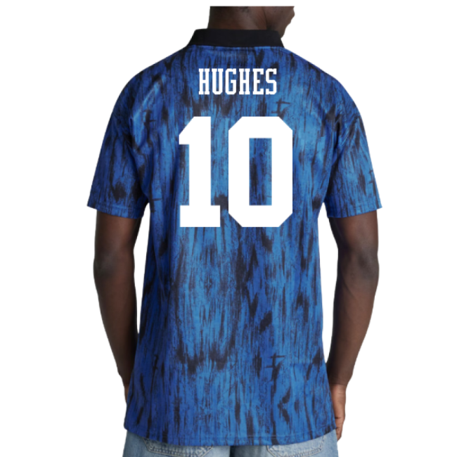 Cost-Effective Man Utd Hughes 10 1992-1993 Man Utd Away Retro Shirt...