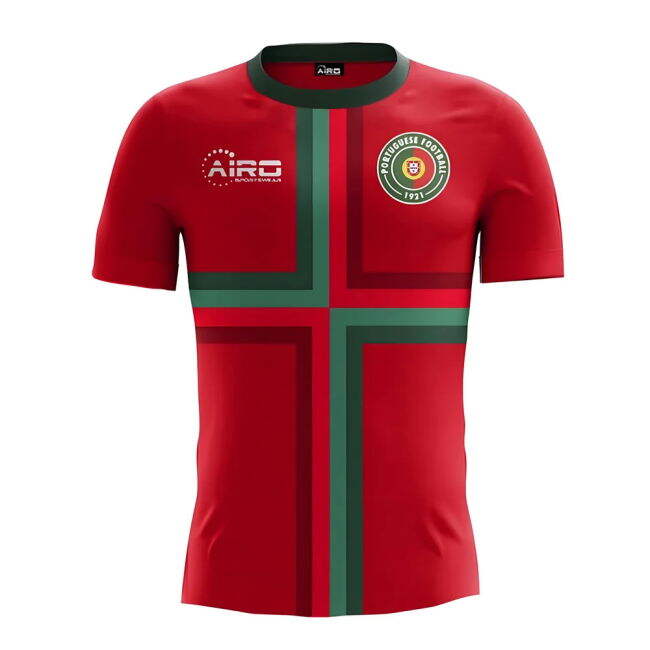 Licensed 2025-2026 Portugal European Championship Home Kit (Kids) (1)