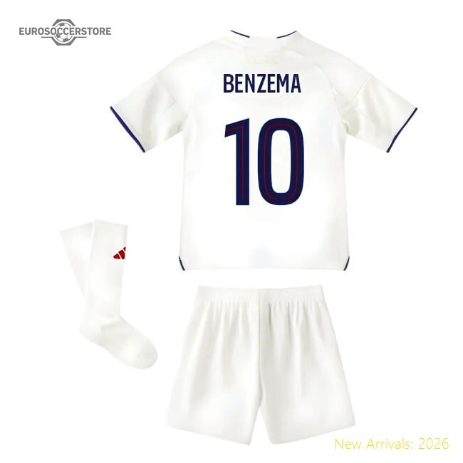 Fan-Favorite 2025-2026 Olympique Lyon Home Mini Kit (Benzema 10)