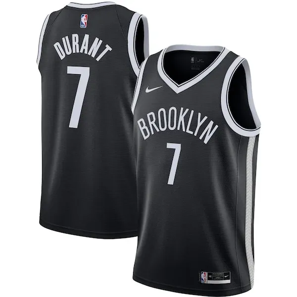 Professional Kevin Durant BKN Swingman Jersey - Black - Fan Favorite