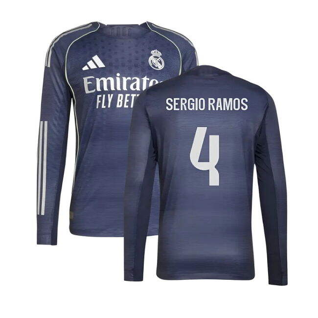 2025-2026 RM Away Competitive Price Football Shirt (Sergio Ramos 4)