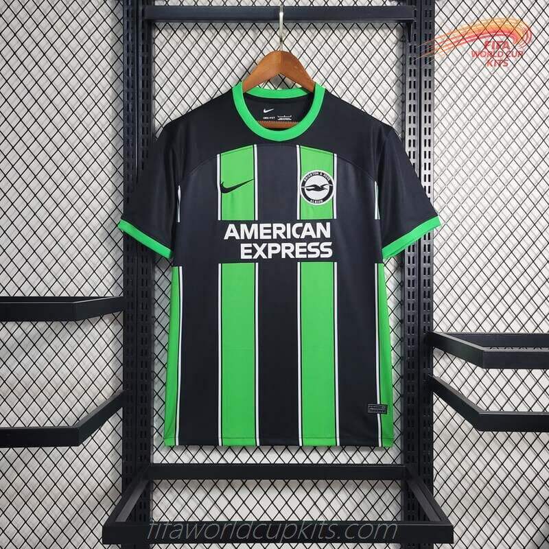 Brighton 23-24 Away Black/Green Football Kit