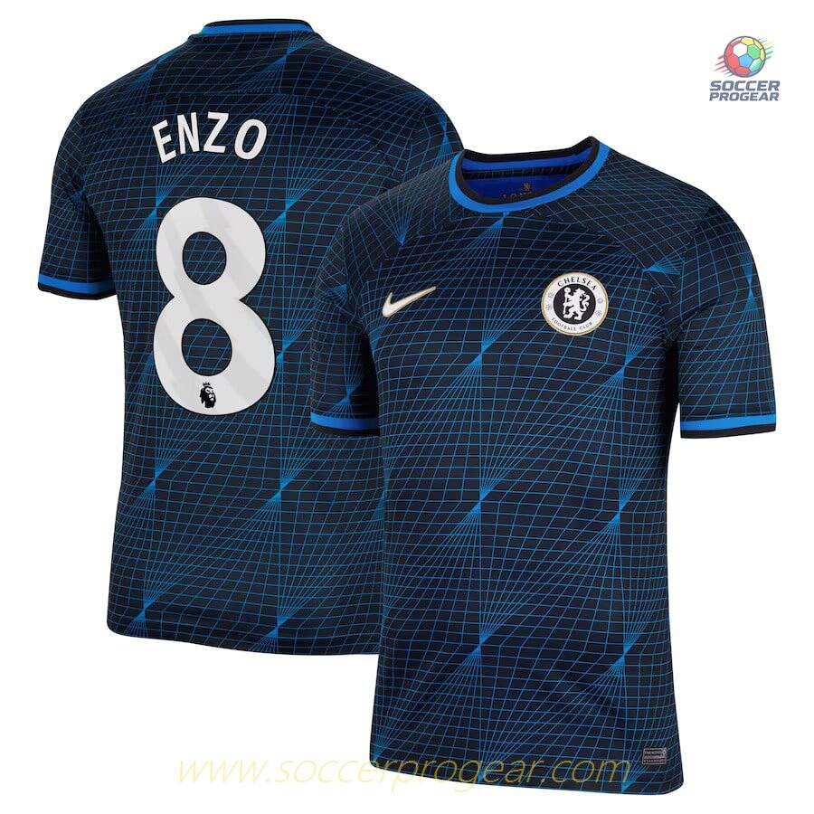Chelsea Away Football Jersey 2023 2024 Enzo Fernandez