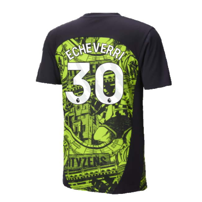 Man City First Team Fan Jersey - Kids Version (Echeverri 30) (1)