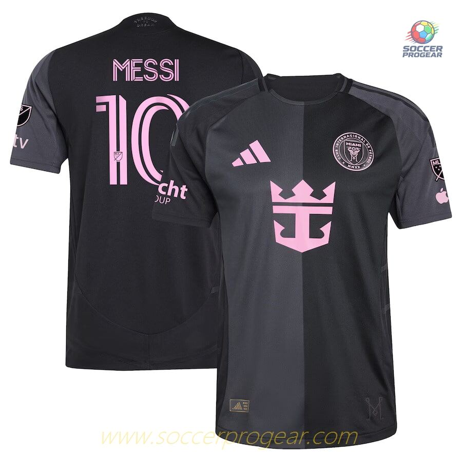 Inter Miami Away Match Soccer Team Shirt 2025 Messi
