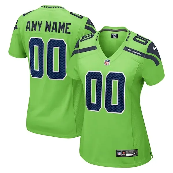 Seattle Seahawks Game NFL Jersey - Green | Authentic Football Apparel
