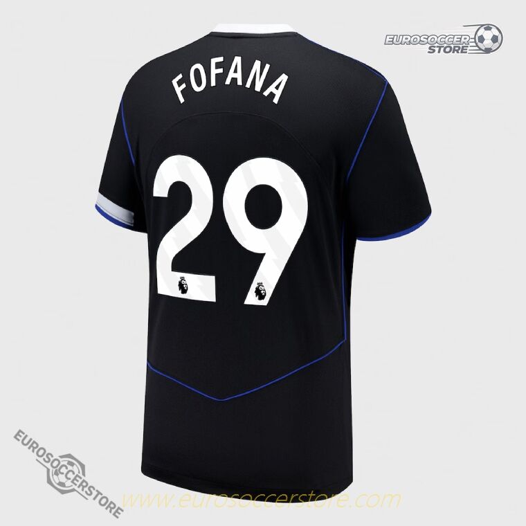 Chelsea 25-26 Third Version FOFANA Number 29 Football Jersey