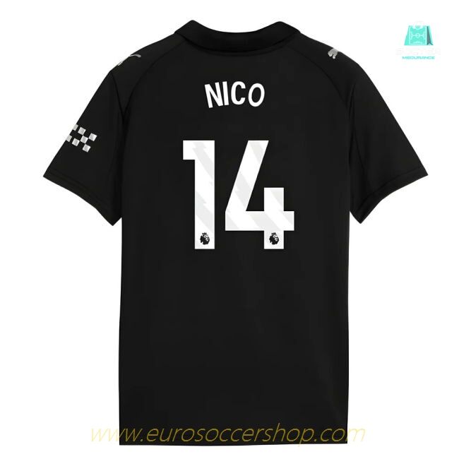2025-2026 Man City Away Shirt (Kids) (Nico 14)