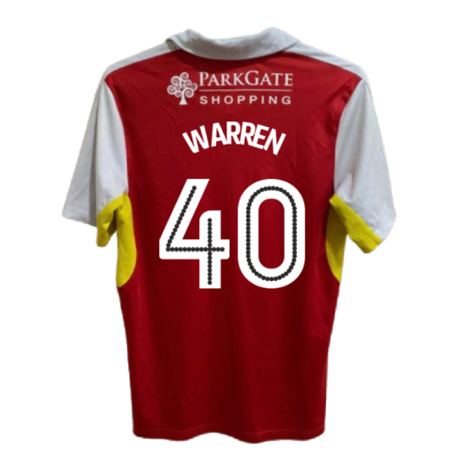 Rotherham 2016-17 Home Shirt ((good) Xl) (warren 40) - Collectors Item