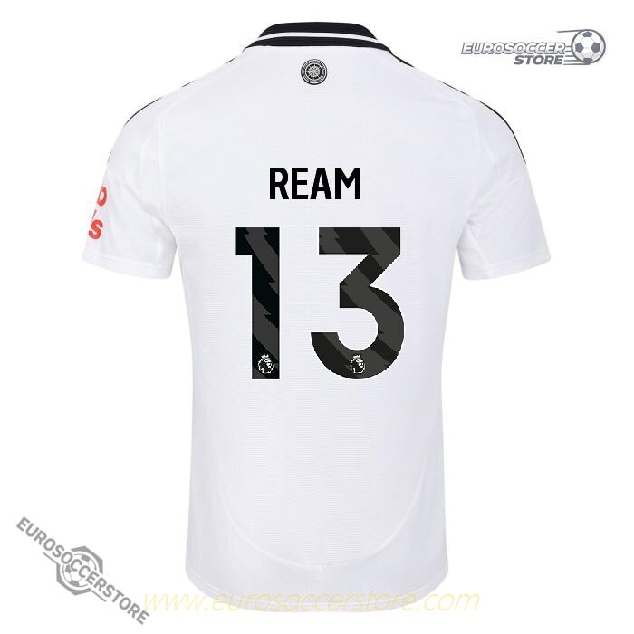 The 24-25 Season Fulham Team Home REAM Version 13 Football Jersey