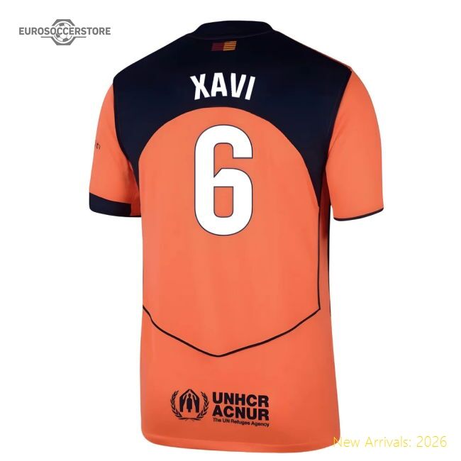 Genuine Match-Day 2025-2026 Barcelona Third Shirt (Xavi 6)
