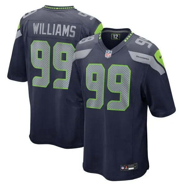 Performance Seattle Seahawks Game Jersey - Premium Navy NFL Fan Jer...