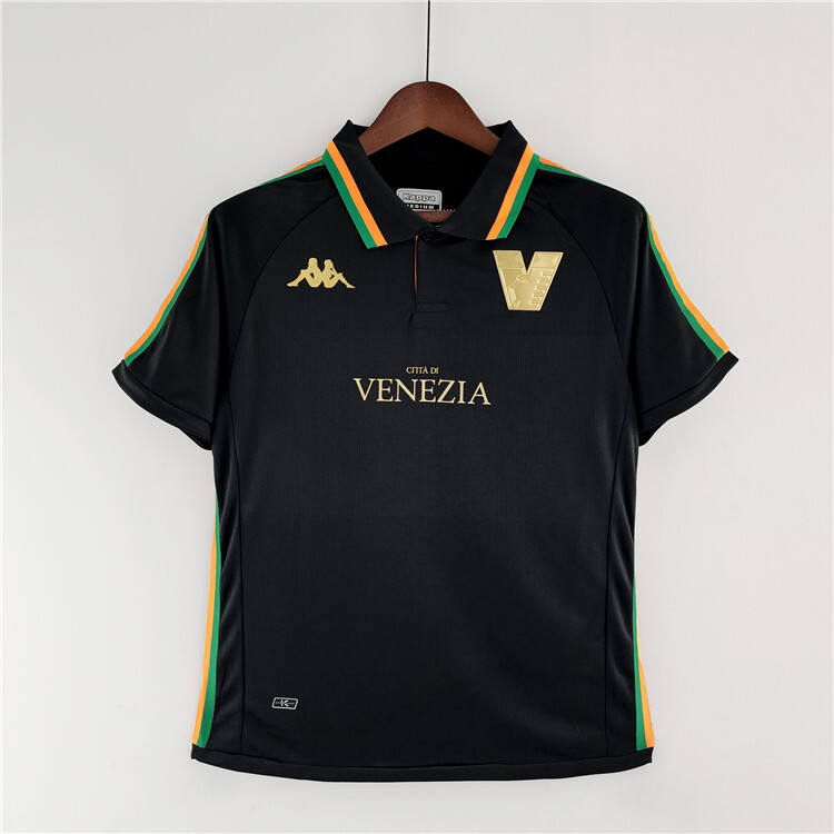 Venezia FC 2223 Home Black Soccer Jersey Football Shirt - Official