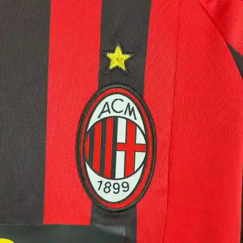 2007-2008 Long Sleeve AC Milan Jersey retro kit
