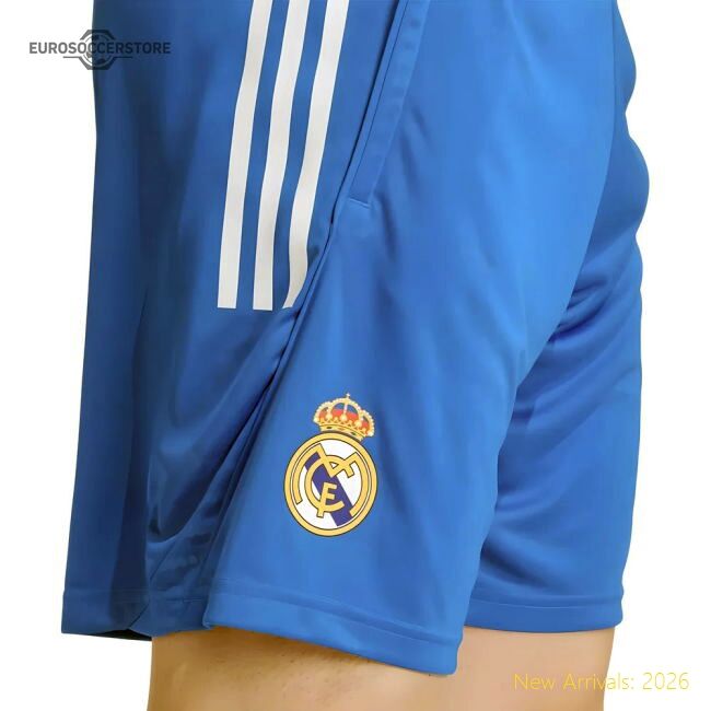 High-quality 2025-2026 Real Madrid Eu Training Shorts (blue)