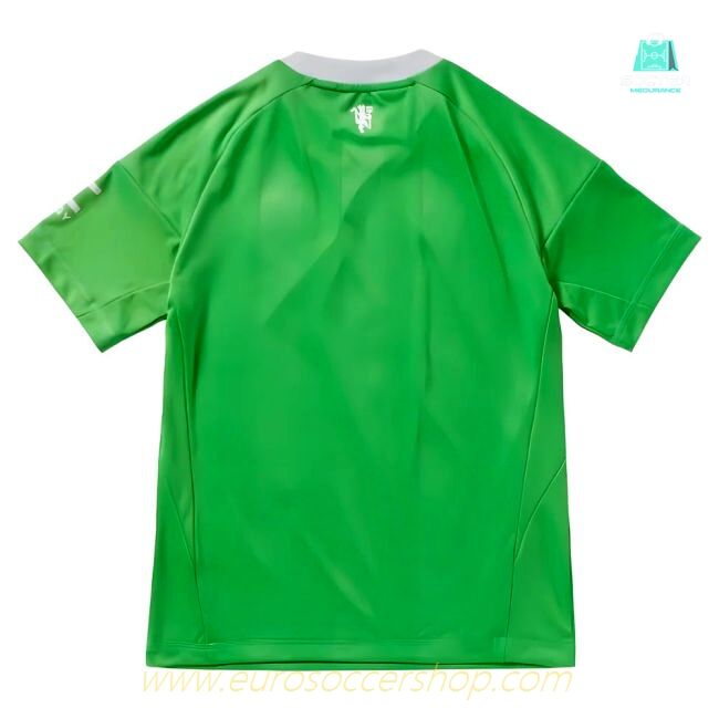 2025-2026 Man Utd Third Goalkeeper Shirt (Green) - Kids
