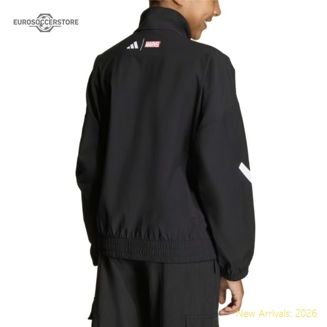 First-class 2025-2026 Real Madrid Anthem Jacket (black) - Kids