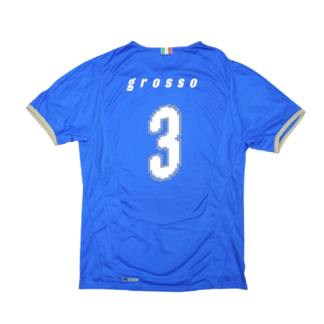 Grosso 3 Limited Edition Italy Home Collector Jersey 2008-2009