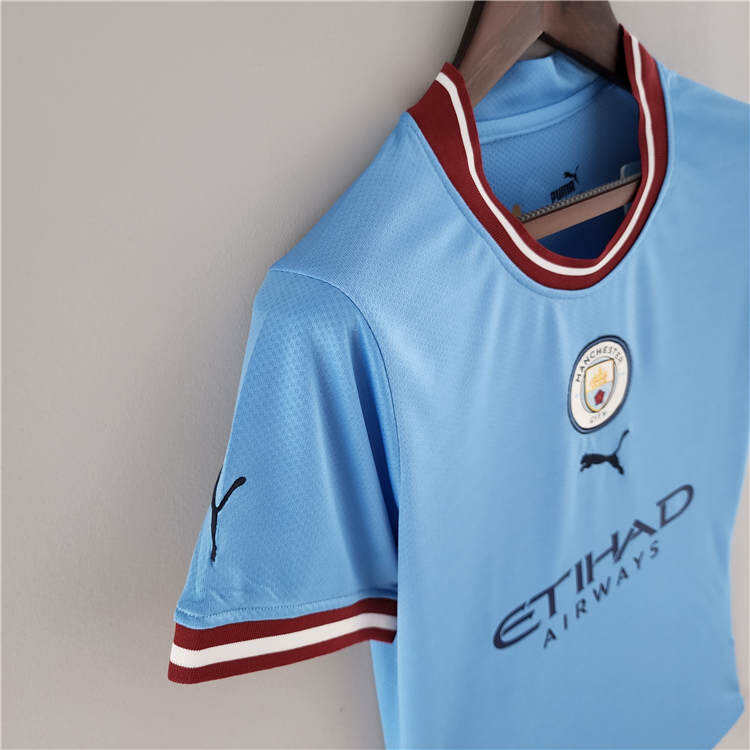 Manchester City 2223 Home Women's Shirt - Official Replica 21861