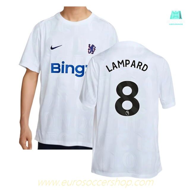 2025-2026 Chelsea Academy Pro Pre-Match Football Top (White) (Lampard 8)