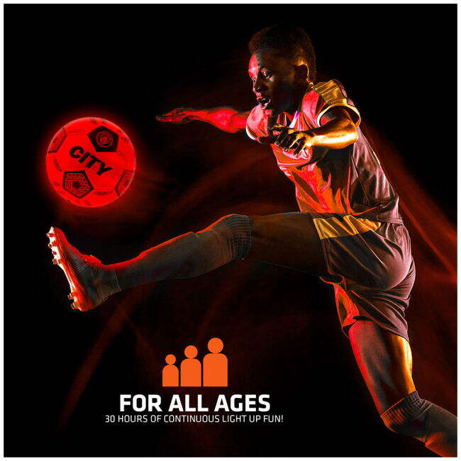 Adult Manchester City FC LED Glow Football