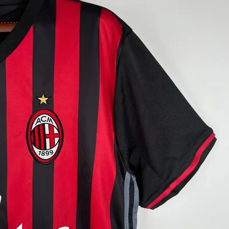 2016-2017 AC Milan Jersey retro kit