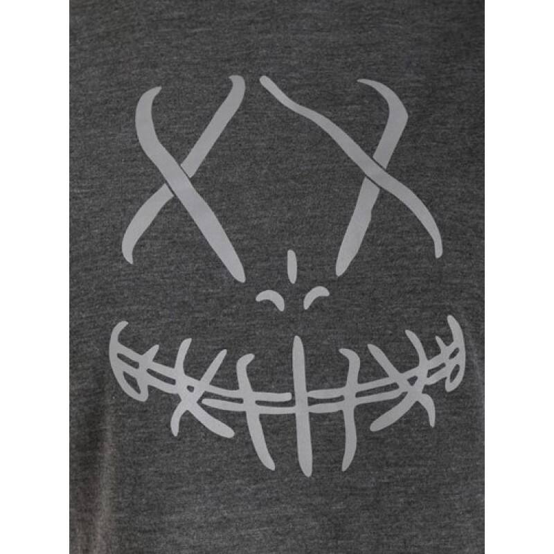 Reflective Graphic Cropped Tee RJ2702