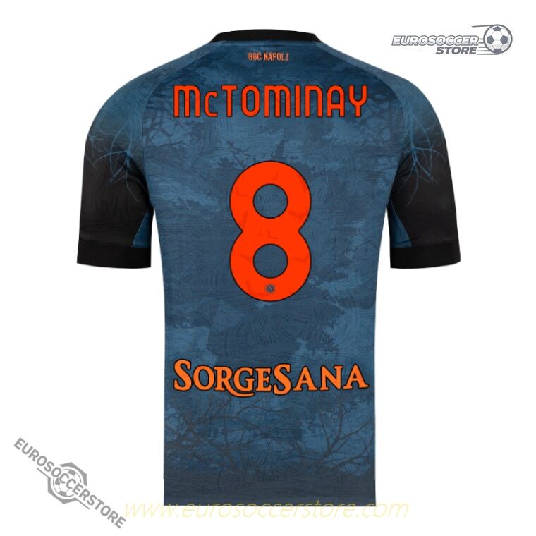 Napoli's Halloween Edition McTOMINAY 8 Jersey for the 25-26 Season