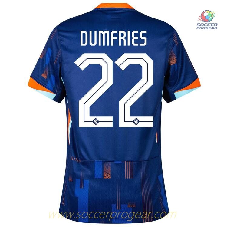 Netherlands 2024-25 Edition Away Team Jersey Dumfries