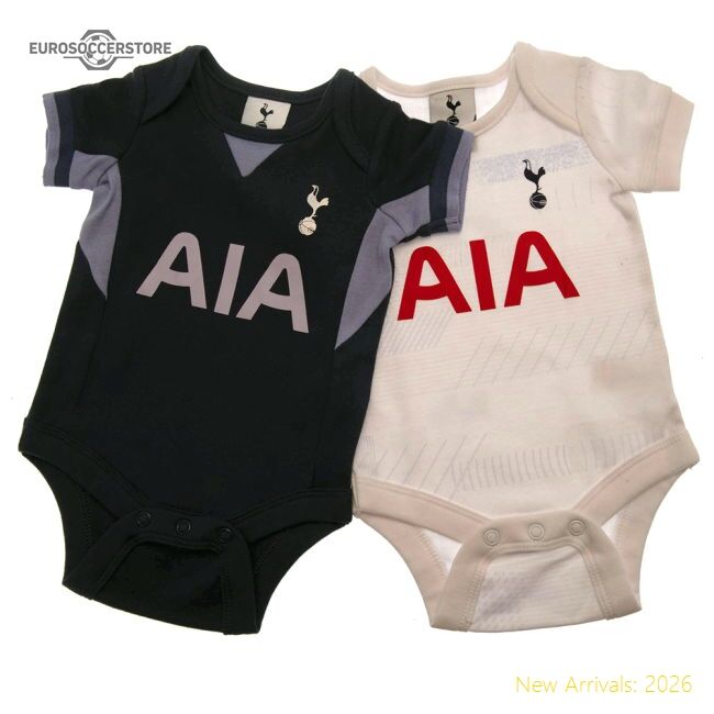 First-class Tottenham Hotspur Hotspur Fc 2 Pack Bodysuit 1218 Mths Gd