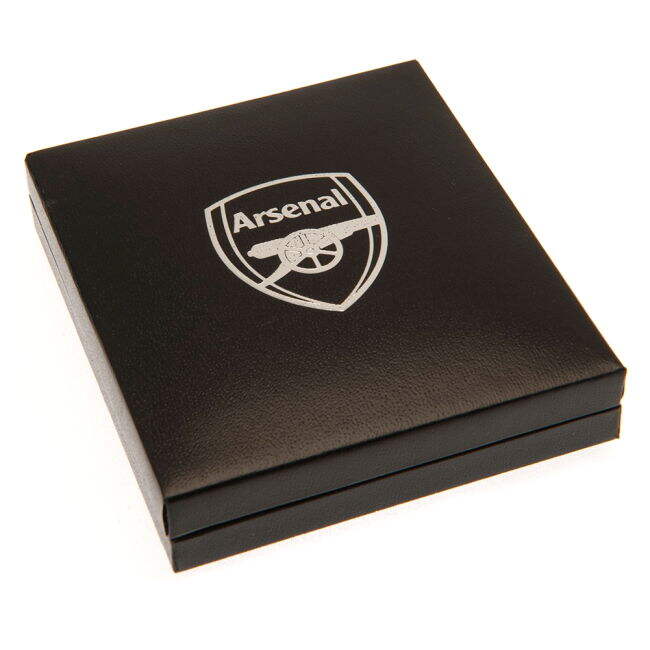 Arsenal FC Silver Plated Boxed Pendant GN (Fan Favorite)