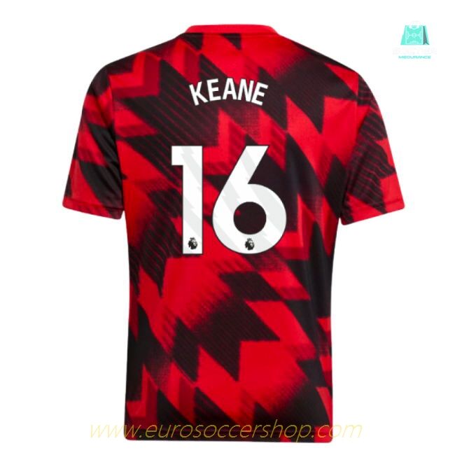 2025-2026 Man Utd Pre-Match Shirt (Red) - Kids (Keane 16)