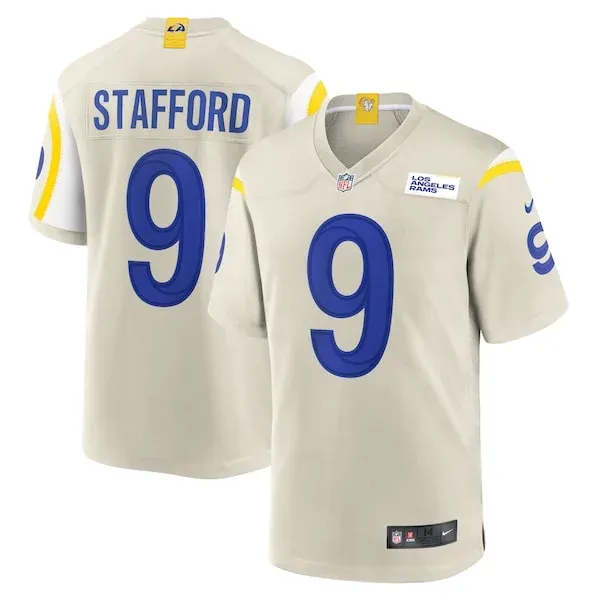 Los Angeles Rams Game Football Jersey - Bone S | authentic jersey