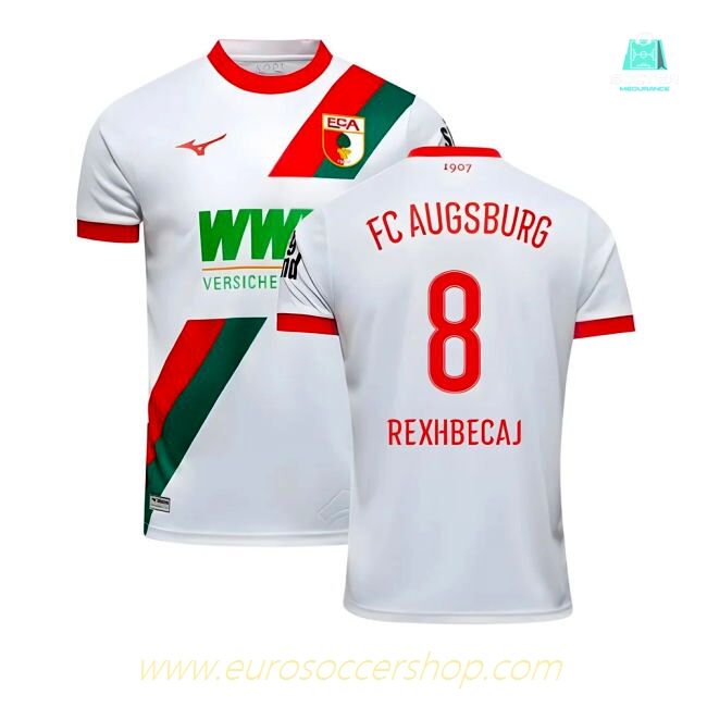 2025-2026 FC Augsburg Home Shirt (Rexhbecaj 8)