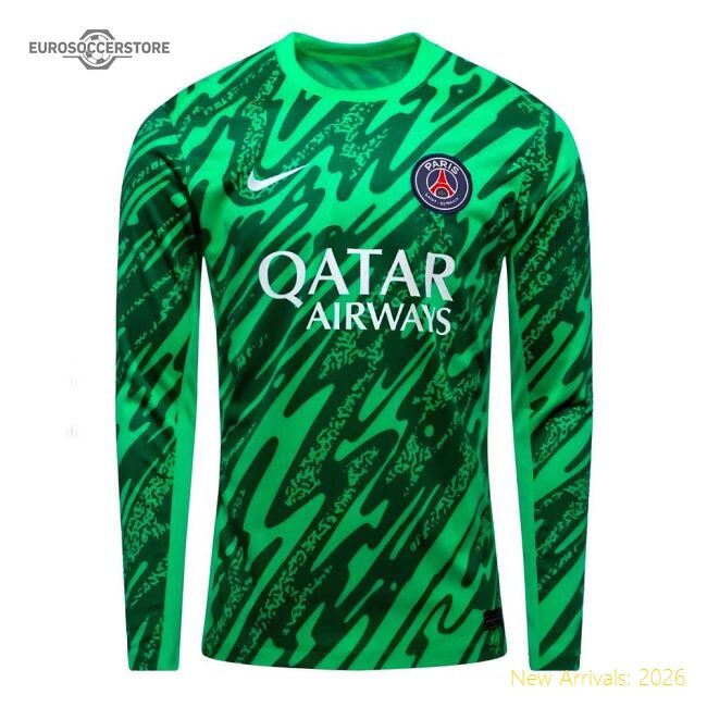 Popular Performance 2024-2025 Psg Home Goalkeeper Shirt (Green)