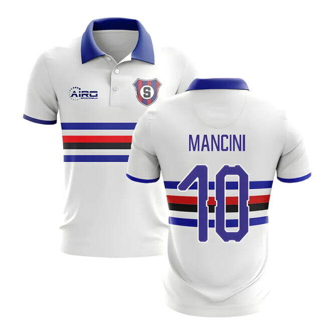 2025-2026 Sampdoria Away Concept Football Shirt (MANCINI 10)