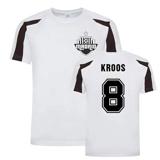 Toni Kroos Madrid Sports Training Jersey (White)
