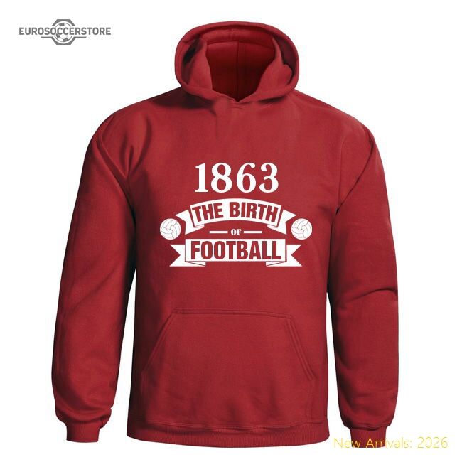 Authentic Stoke City Birth Of Football Hoody (red) - Kids - Premium