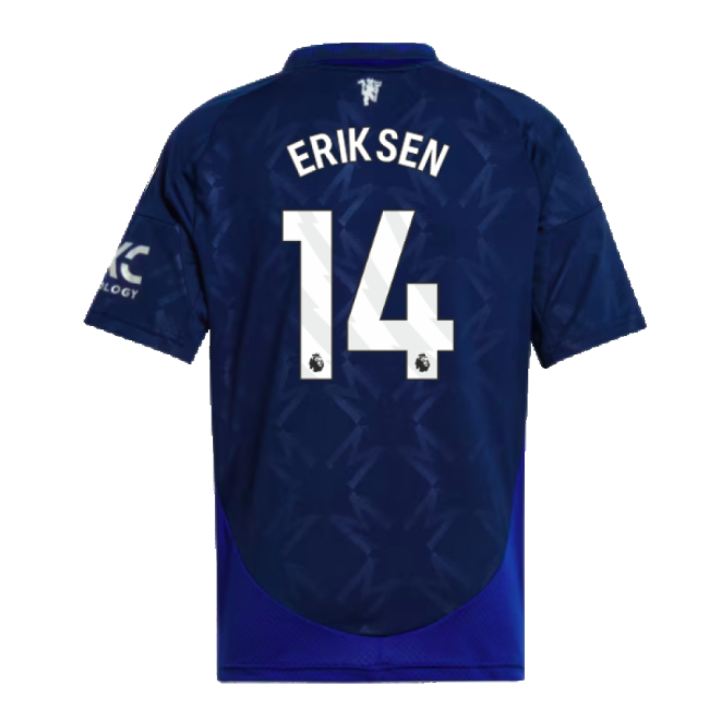 Authentic 2024-2025 Man Utd Away Shirt (kids) (eriksen 14) - Premium