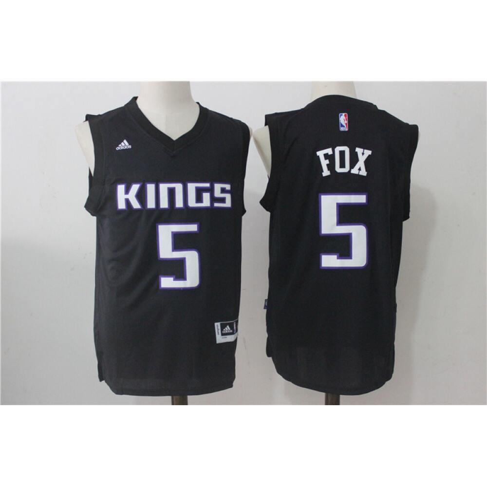Performance Premium Men's SAC #5 Fox Black Basketball Jersey